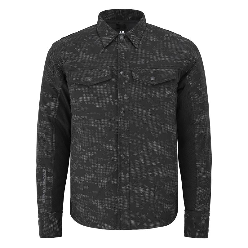 Speed and Strength True Grit Mesh Moto Shirt Reflective Camo/Black - 2XL