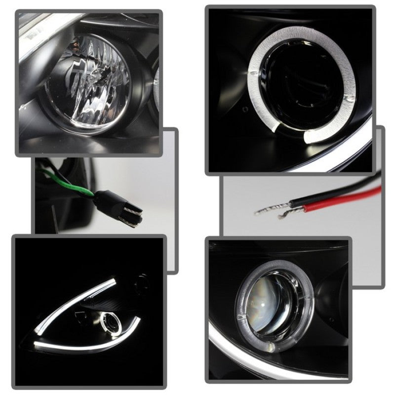 Spyder 5076830 fits Nissan 10-12 Altima 4Dr Projector Headlights Light DRL LED