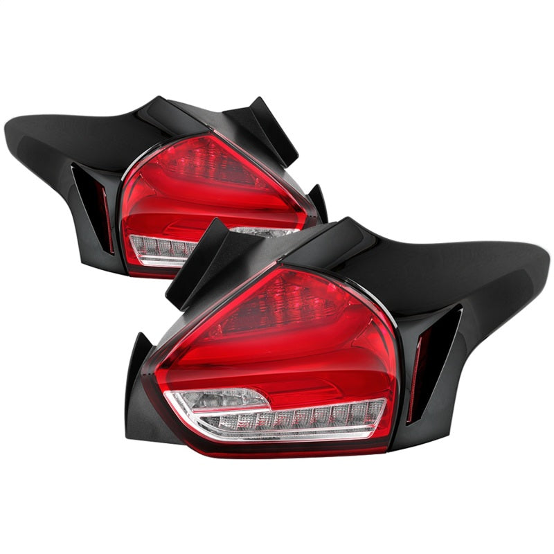 Spyder 5085726 fits Ford 15-17 Focus Hatch LED Tail Lights w/Indicator/Reverse
