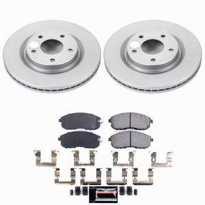 Power Stop 17-18 Nissan Sentra Front Z23 Coated Brake Kit
