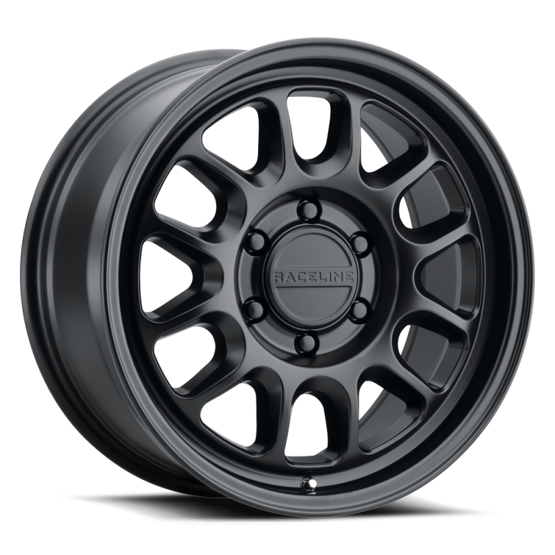 Raceline 958B-89088+18 958B Rogue 18x9in / 8X180 BP / 18mm Offset / 130.81mm Bore - Satin Black