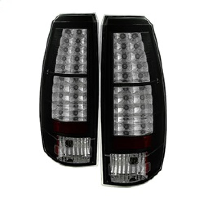 Spyder 5032461 fits Chevy 07-13 Avalanche LED Tail Lights Black ALT-YD-CAV07-LE