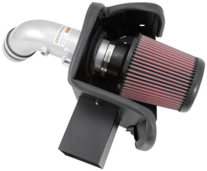 K&N Engineering 69-7064TS K&N 69 Series Typhoon Performance Intake Kit - Silver for 13-14 fits Nissan Altima 2.5L L4
