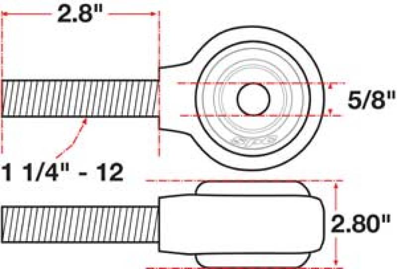 SPC Performance 15748 XAXIS Rod End Ball Joint