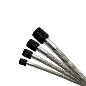 Nitrous Express 12168 6AN 14ft Stainless Steel Braided Hose - Black