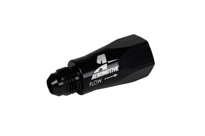 Aeromotive  15106 In-Line Full Flow Check Valve (Male -6 AN Inlet / Female -6 AN