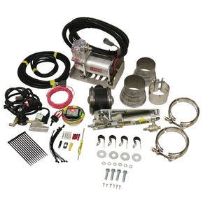 BD Diesel 1028135 Exhaust Brake - Universal 3.5in c/w Air Compressor