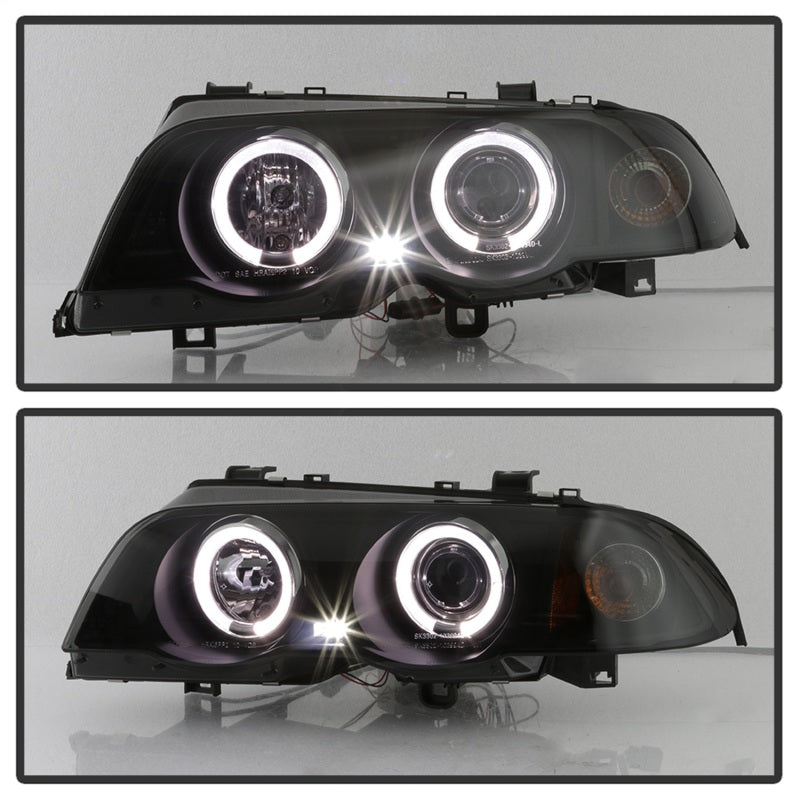 Spyder 5084804 fits BMW 99-01 E46 3 Series 4DR Projector Headlights 1PC LED Hal