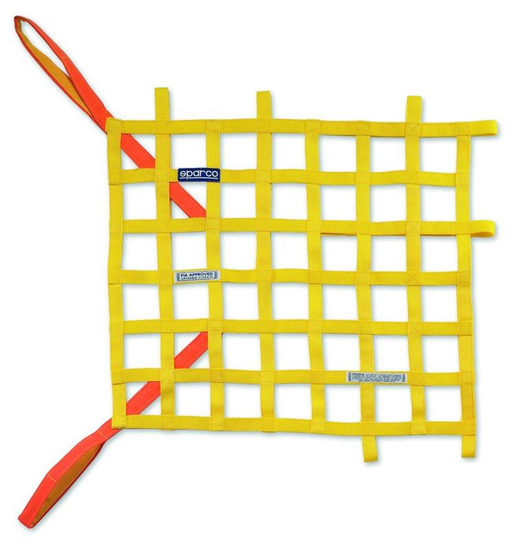 SPARCO 002192FAGI Window Net Fia Yellow