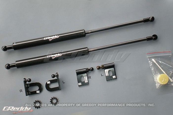 GReddy 18530101 08-11 fits Mitsubishi Evo X CZ4A Engine Hood Lifter Kit (Designe