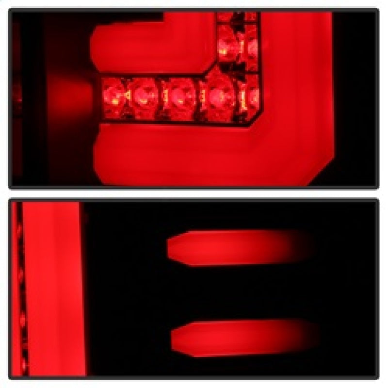 Spyder 5083784 fits GMC 16-20 Sierra 2017 Light Bar LED Tail Lights - Black Smo