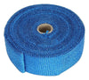 Torque Solution TS-EW-2X50BU 50in x 2in Universal Fiberglass Exhaust Wrap - Blue