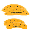 MGP 12204SMOPYL 4 Caliper Covers Engraved Front & Rear 11-18 fits Dodge Durango