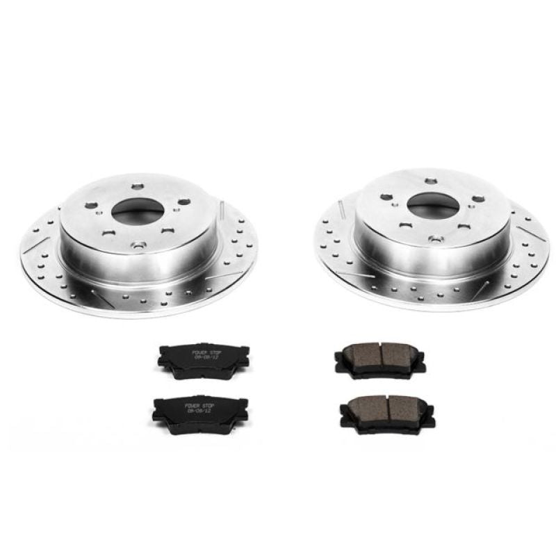 PowerStop K4670 fits Pontiac 09-10 Vibe Rear Z23 Evolution Sport Brake Kit