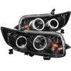 ANZO 121280 2010 fits Scion 08-20 Xb Projector Headlights w/ Halo Black