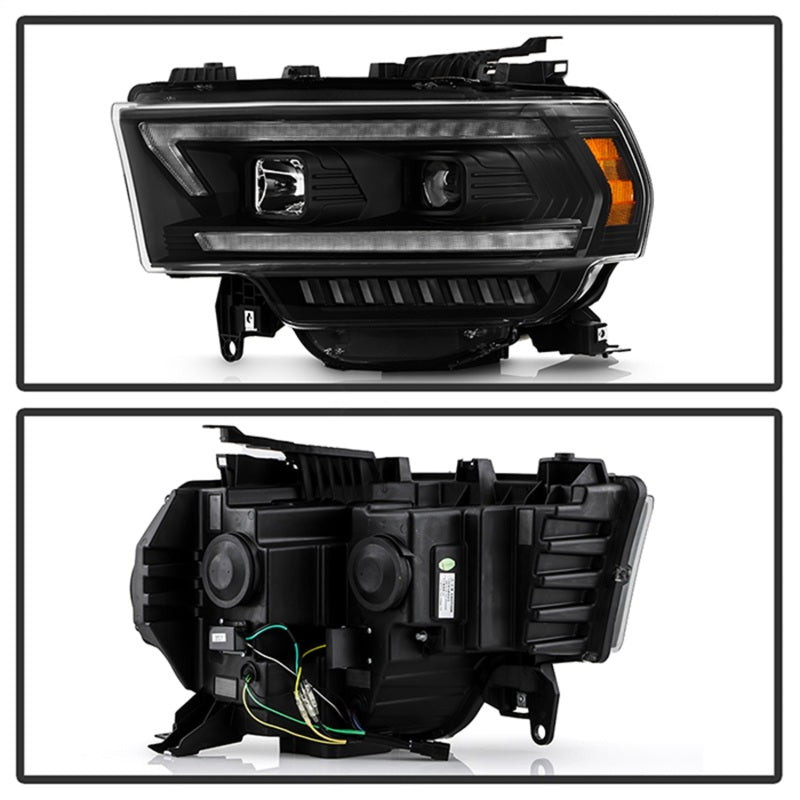 Spyder 5088611 fits Dodge 19-22 Ram 2500 (Halogen Only) Projector Headlights -