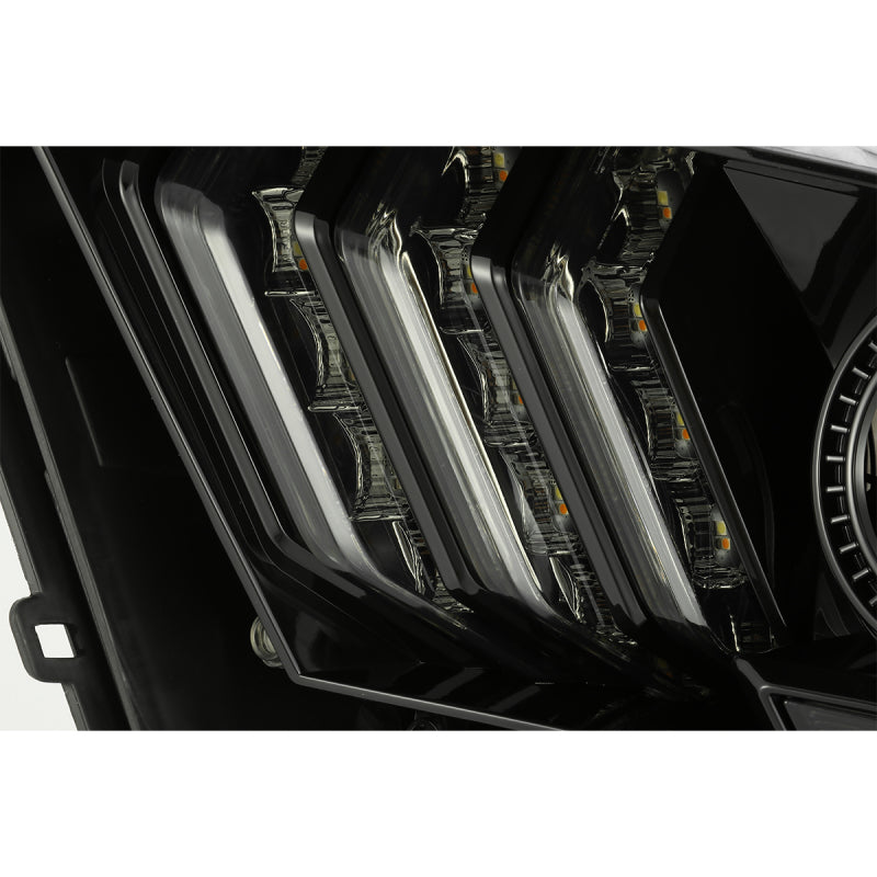 AlphaRex  880110 fits Ford 10-12 Mustang PRO-Series Projector Headlights Plank S