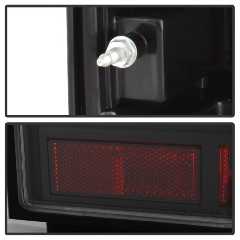 5017697 Xtune fits Hummer 06-09 H3 ( Non H3T ) LED Tail Lights Black ALT-ON-HH