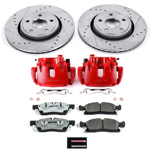 Power Stop KC5954-26 11-12 fits Jeep Gr& Cherokee Front Z26 Street Kit w/Cals