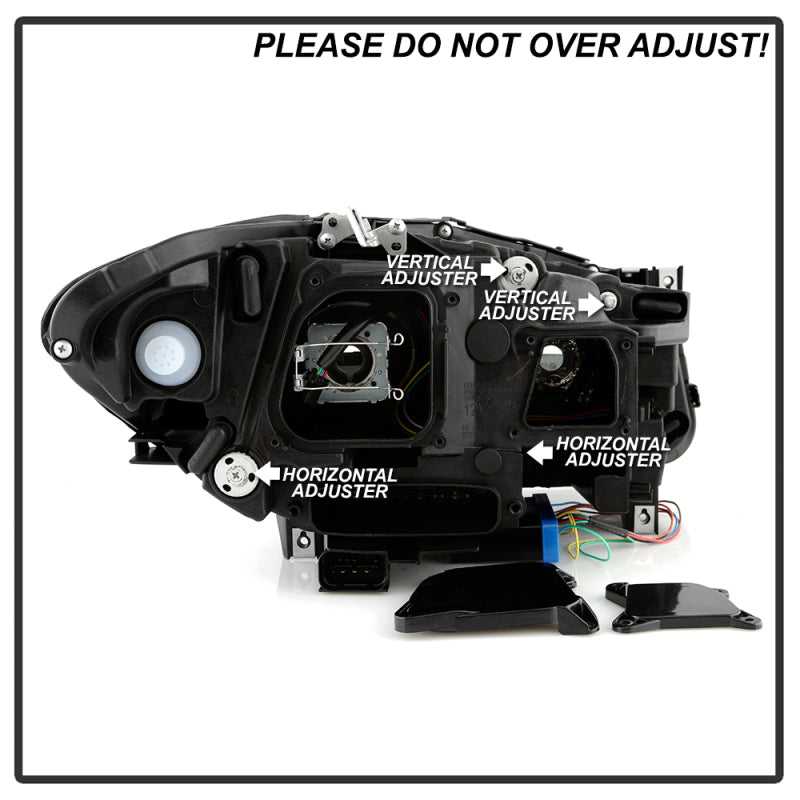 Spyder 5088208 fits BMW 11-13 5 Series F10 Xenon/HID AFS Projector Headlights -