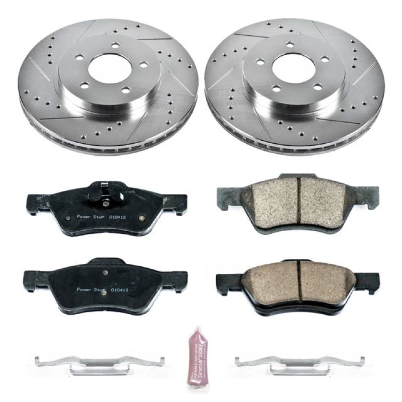 PowerStop K5572 fits Ford 10-12 Escape Front Z23 Evolution Sport Brake Kit