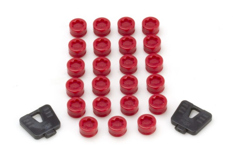 Wheel Mate 33100R SR45R Caps Set of 20 - Red