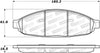 Stoptech 305.0997 Street Select Brake Pads - Rear