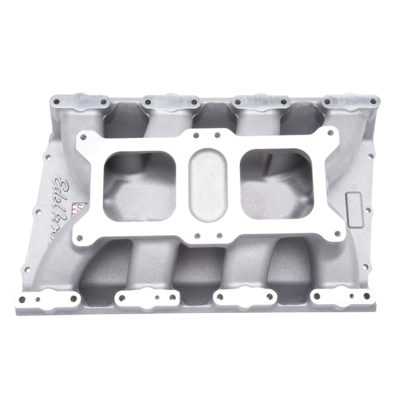 Edelbrock 7524 Intake Manifold fits Chrysler Gen II 426-572 Hemi Dual Quad Single Plane for Carburetors