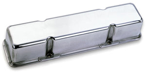 Moroso 68405 fits Chevrolet Small Block Valve Cover - 3.5in - No Logo - Polished