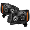 5077103 Xtune fits Nissan 04-14 Titan Projector Headlights LED Halo Black PRO-