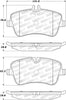 Stoptech 308.0872 Street Brake Pads