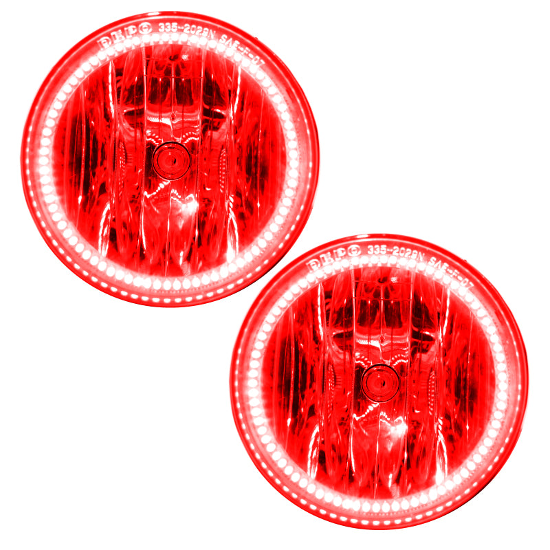 Oracle 96-06 Jaguar XK8 LED Fog Light Halo Kit - Red