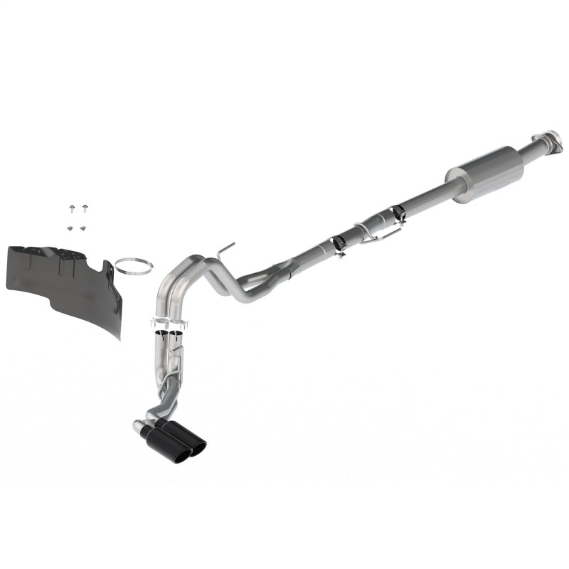 fits Ford 21-22 Racing M-5200-FEBS F-150 2.7L/3.5L/5.0L Side Exit Extreme Exhaust - Black Tips