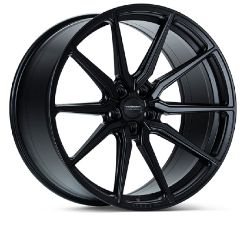 Vossen HF3-9M001 HF3 - 19x9 - 5x112 - ET15 - DEEP - SB - Satin Black Wheel