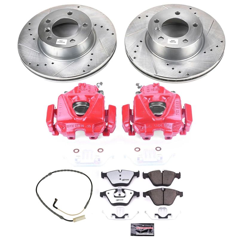 PowerStop fits BMW 328i xDrive Front Z26 Street Warrior Brake Kit w/Calipers