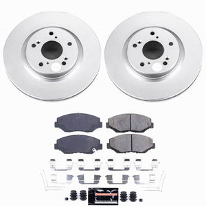 Power Stop 12-16 Honda CR-V Front Z23 Coated Brake Kit