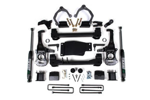 Zone Offroad ZONC69F 19-23 fits Chevy/fits GM Trail Boss / AT4 1500 4WD 4in Lift
