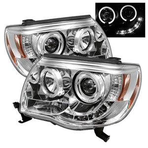 Spyder 5011923 fits Toyota 05-11 Tacoma Projector Headlights LED Halo LED Chrom
