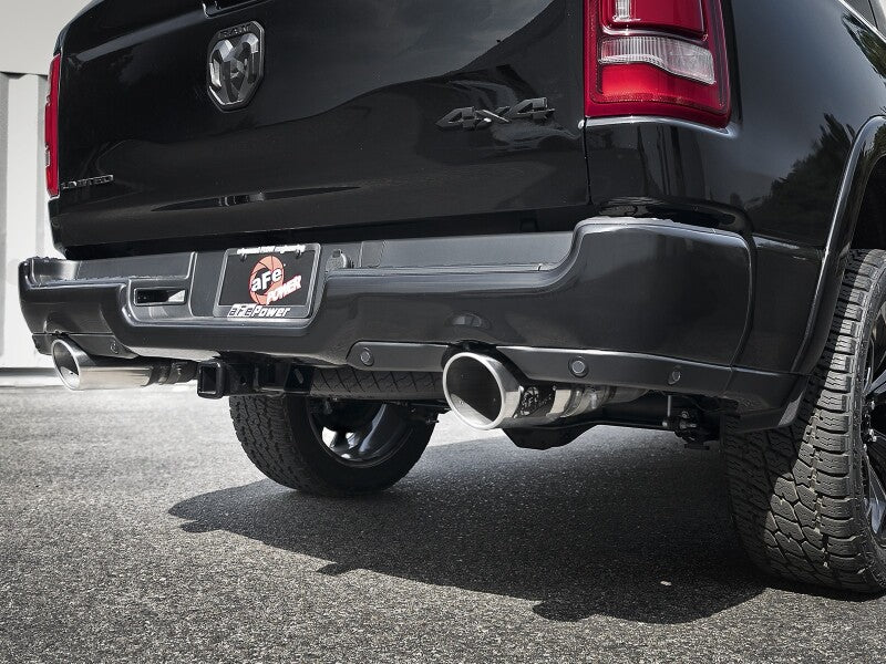 AFE 49-42080-P Bore-HD 3in 409SS DPF-Back Exhaust System w/ Polished Tip fits R