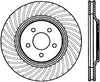 Stoptech 126.61044CSL Power Slot 94-04 Ford Mustang Front Left Slotted CRYO Rotor