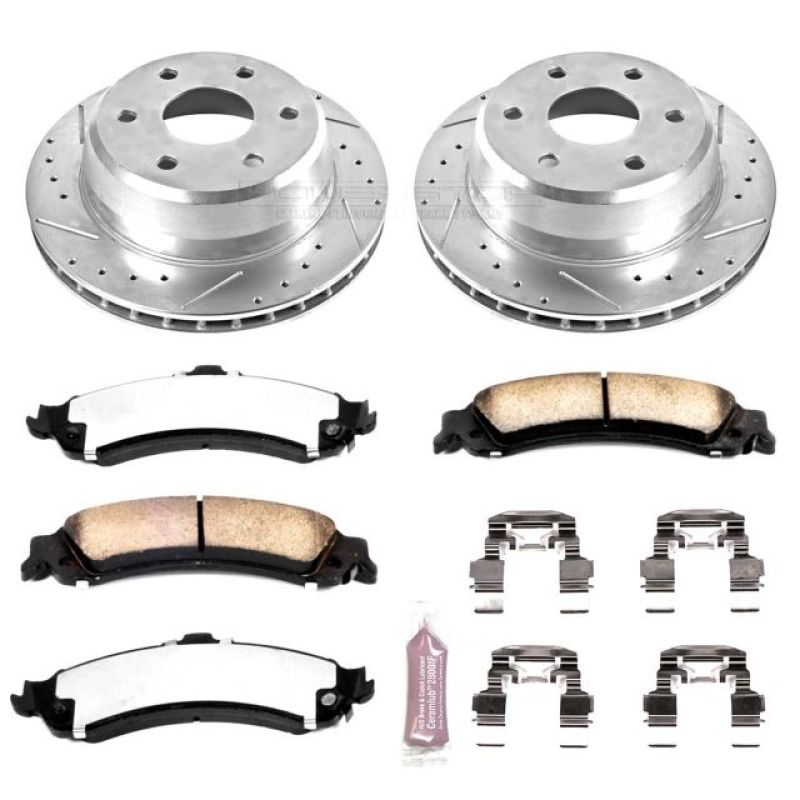 PowerStop K2046-36 02-06 fits Cadillac Escalade Rear Z36 Truck & Tow Brake Kit