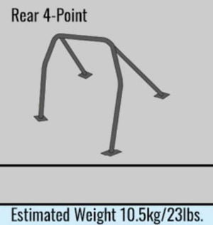 Cusco 230 261 CS D1 Chromoly 2-Passenger 4-Point Roll Cage fits Nissan Skyline