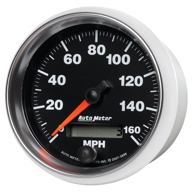 AutoMeter 3888 GS 3-3/8 inch 160 MPH In Dash Speedometer Gauge