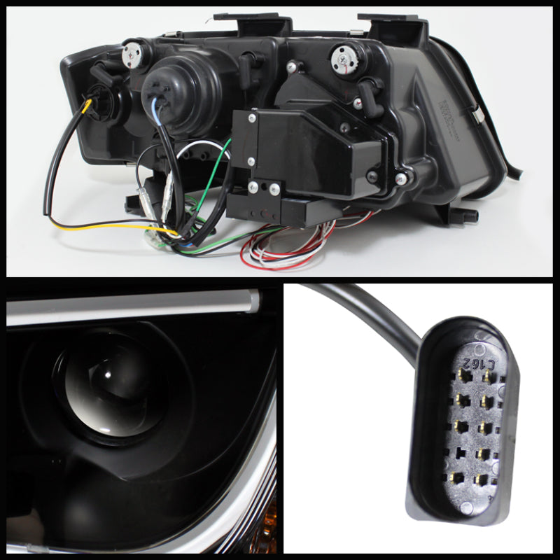 Spyder 5071873 fits Audi 02-04 A6 Projector Headlights Halogen ModelLight Tube