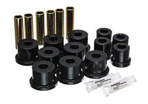 Energy Suspension 3.2117G fits GM Rear Spring & Shackle - Black