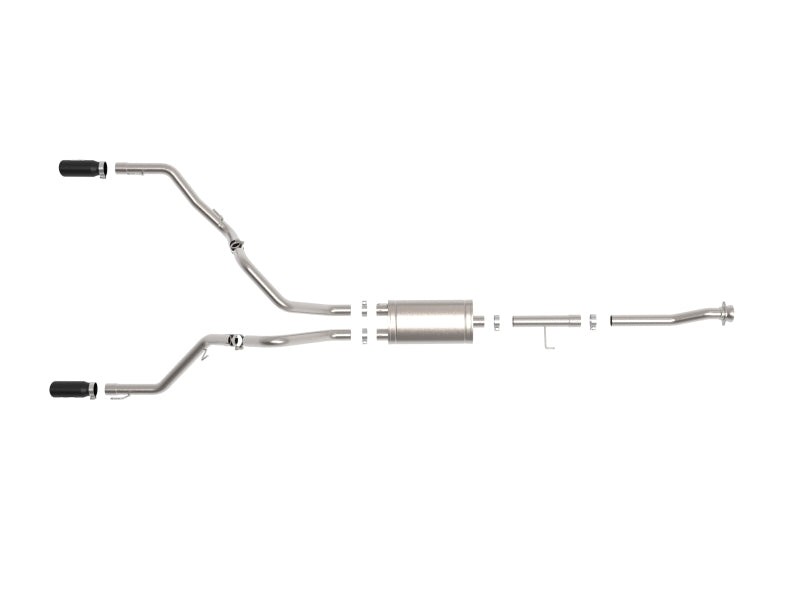 AFE 49-33127-B  3in 304 SS Cat-Back Exhaust 2021 fits Ford F-150 V6 2.7L/3.5L (
