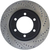 Stoptech 127.44127L Slotted & Drilled Sport Brake Rotor