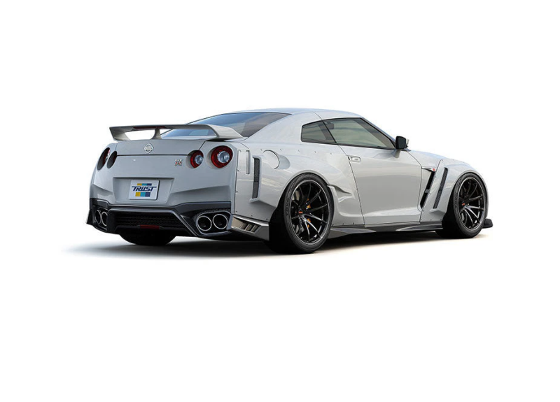 GReddy 17520251 2017+ fits Nissan GTR R35 GRacer Rear Over-Fender Set