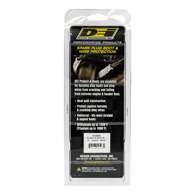 DEI  10503 Protect-A-Boot XL - 8in - 2-pack - Silver