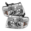 SPYDER 5010216 fits Ford F150 Projector Headlights Version 2 LED Halo LED Chrm